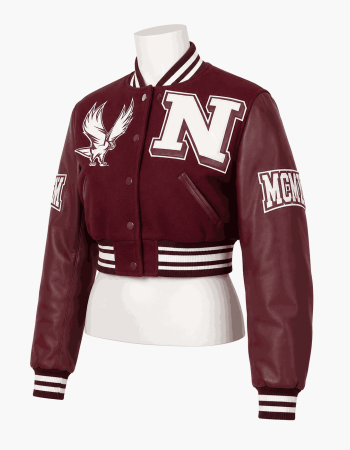 Women's North Carolina Central University Style Varsity Jacket