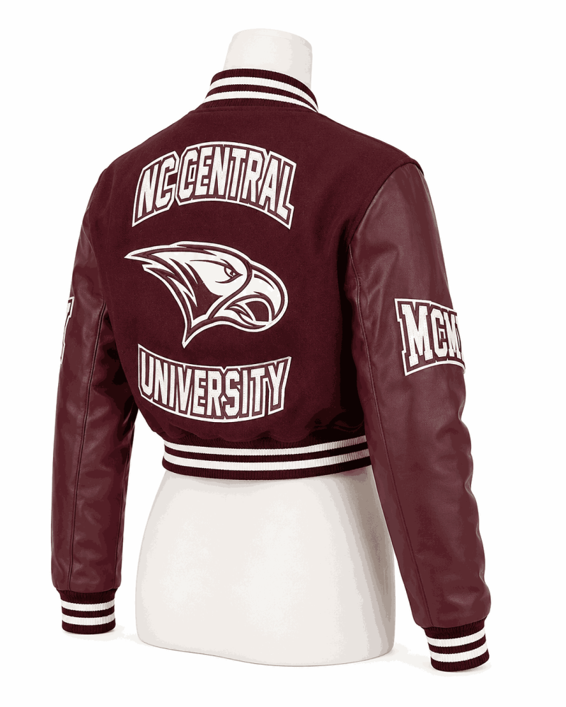 Women's North Carolina Central University Style Varsity Jacket