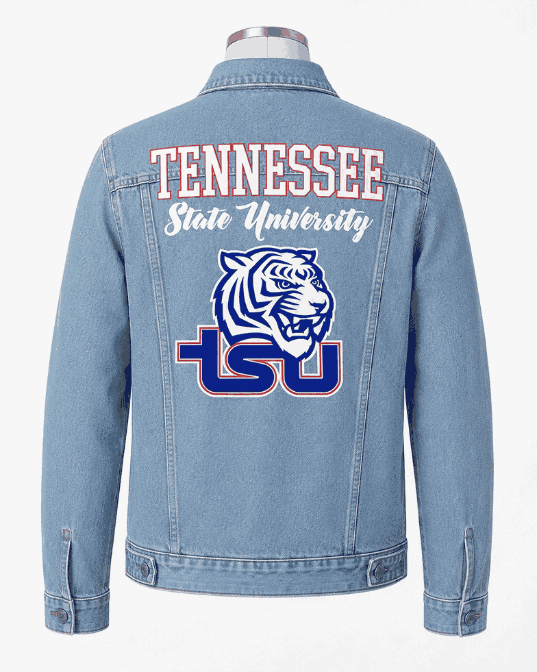 Women's Tennessee State University Style Denim Jacket