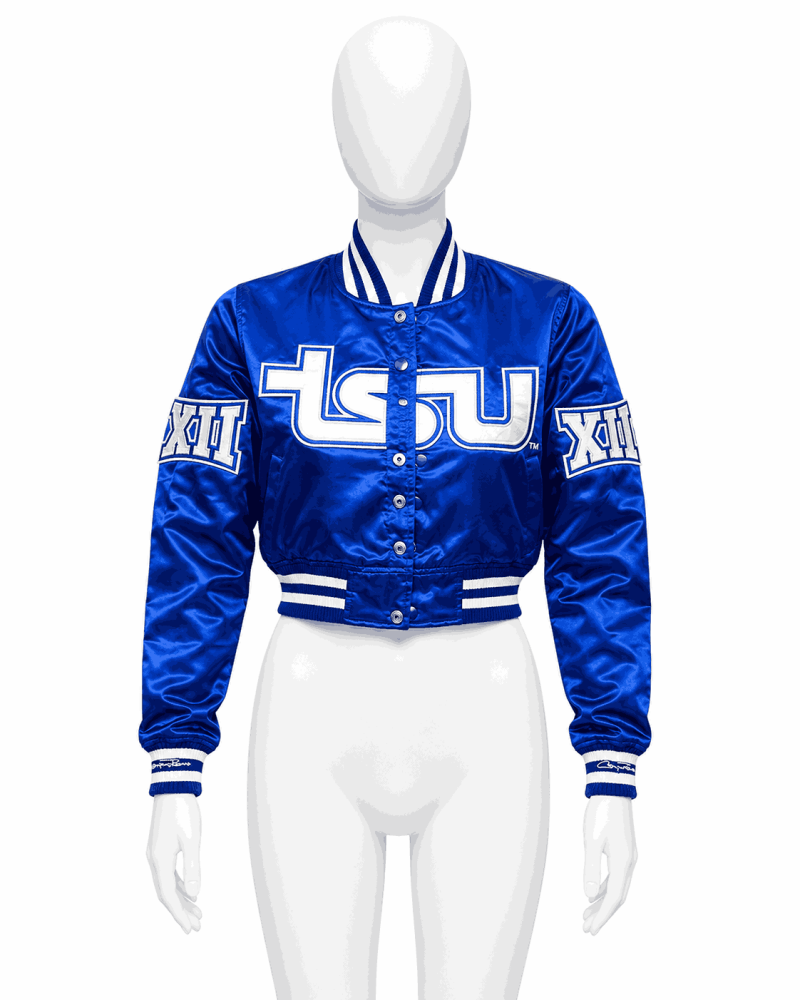Women's Tennessee State University Style Satin Jacket