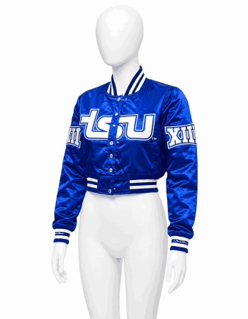 Women's Tennessee State University Style Satin Jacket