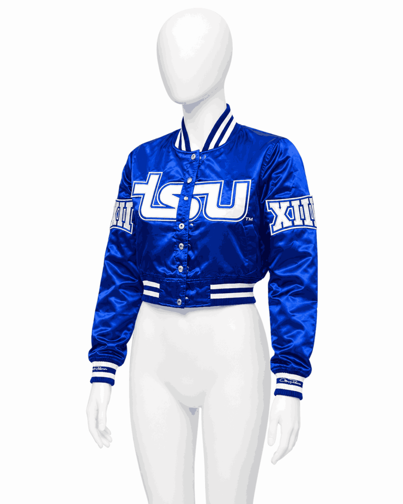 Women's Tennessee State University Style Satin Jacket
