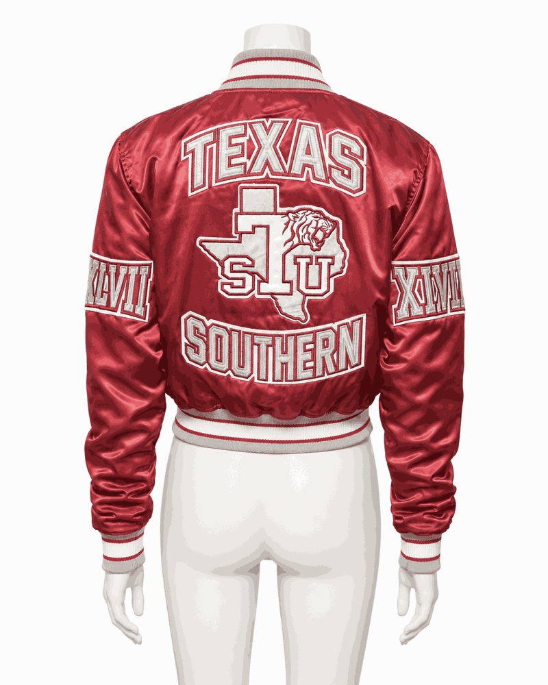 Women's Texas Southern University Style Satin Jacket