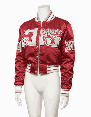 Women's Texas Southern University Style Satin Jacket