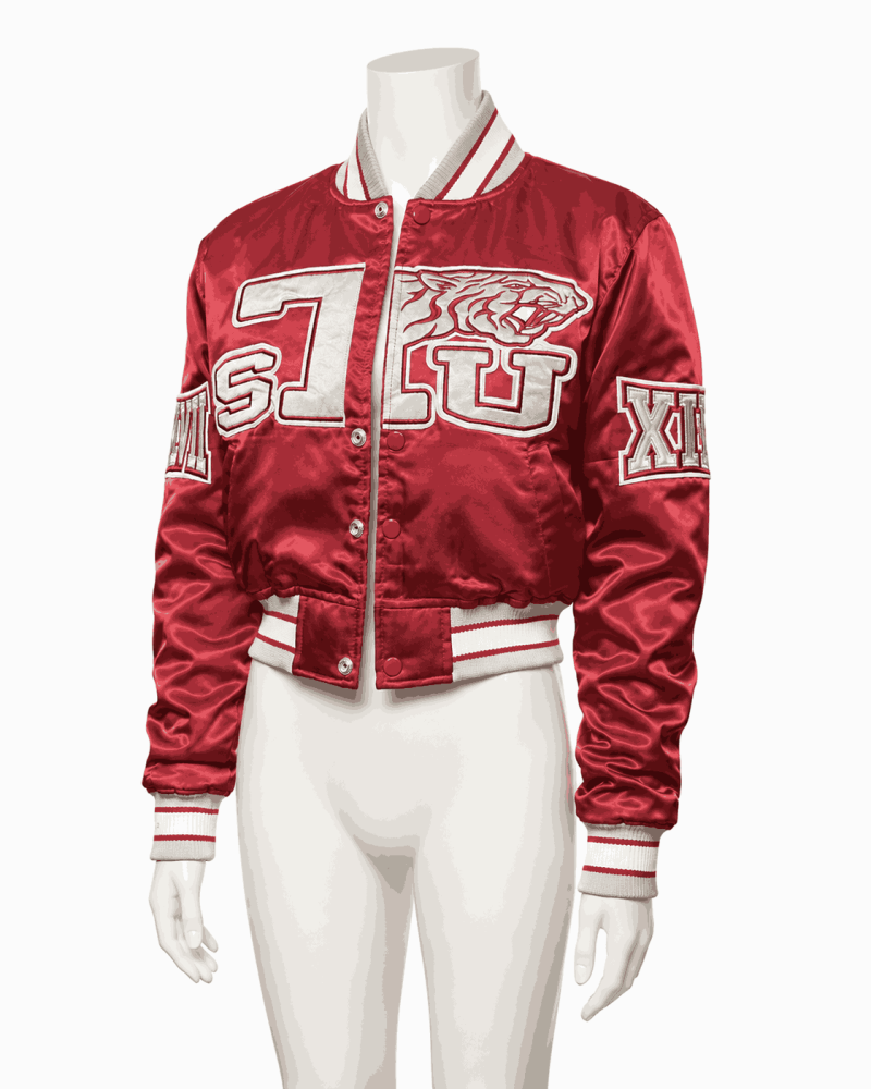 Women's Texas Southern University Style Satin Jacket