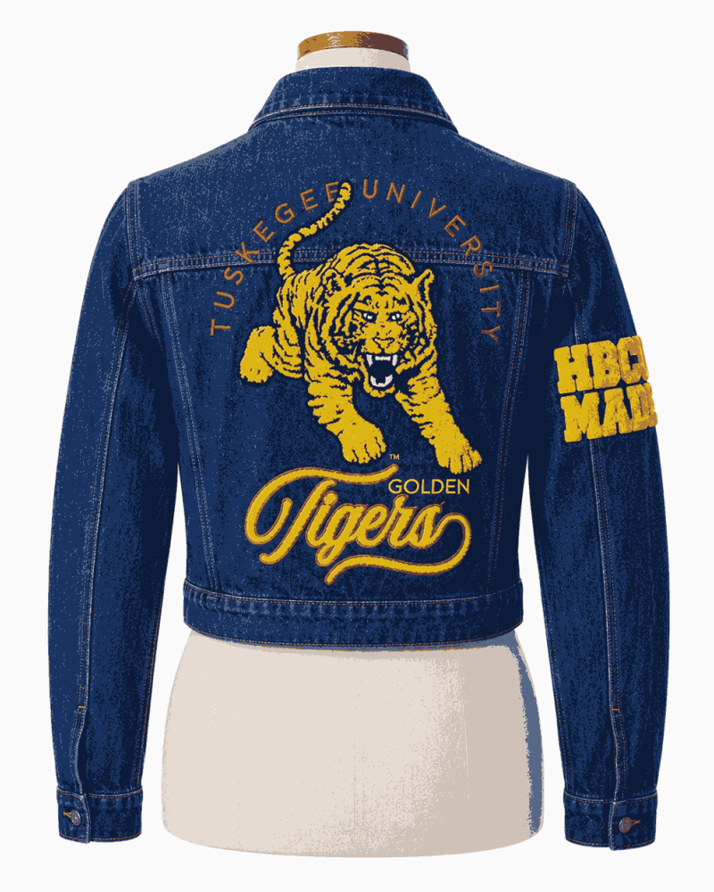 Women's Tuskegee University Denim Cropped Style Jacket