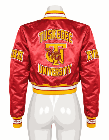 Women's Tuskegee University Style Satin Jacket