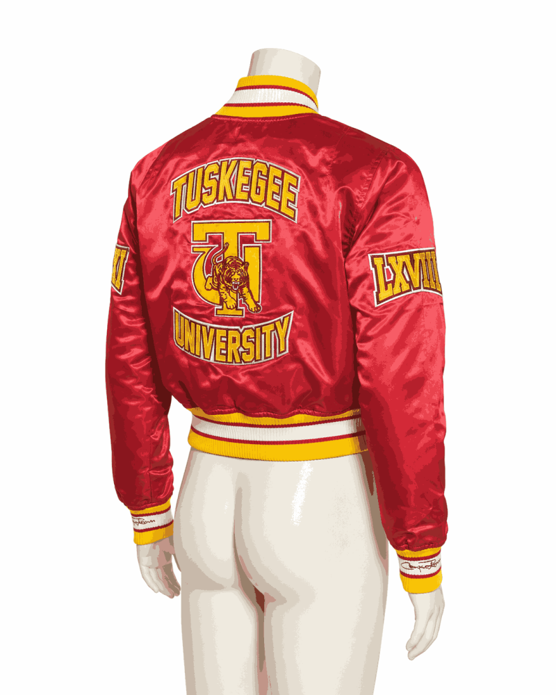 Women's Tuskegee University Style Satin Jacket
