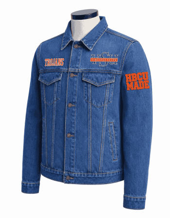 Women's Virginia State University Style Denim Jacket Women's Virginia State University Style Denim Jacket