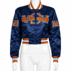 Women's Virginia State University Style Satin Jacket