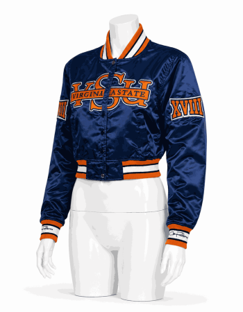 Women's Virginia State University Style Satin Jacket