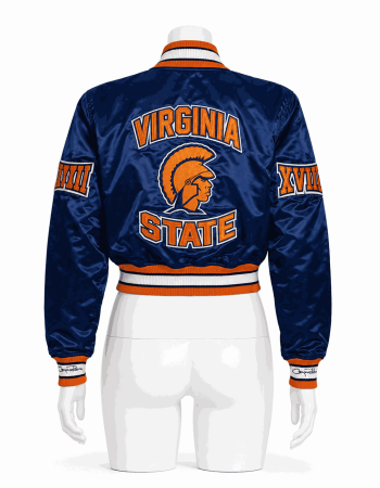 Women's Virginia State University Style Satin Jacket