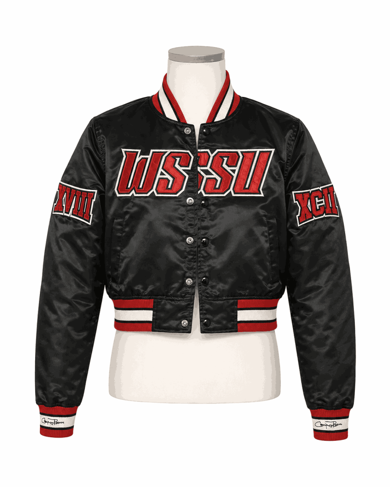 Women's Winston Salem State University Style Satin Jacket