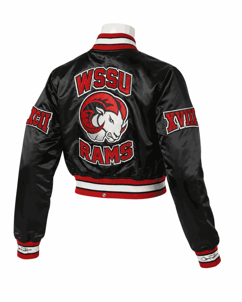 Women's Winston Salem State University Style Satin Jacket