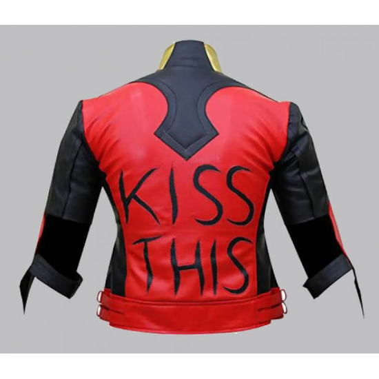 Women's Harley Quinn Leather Jacket