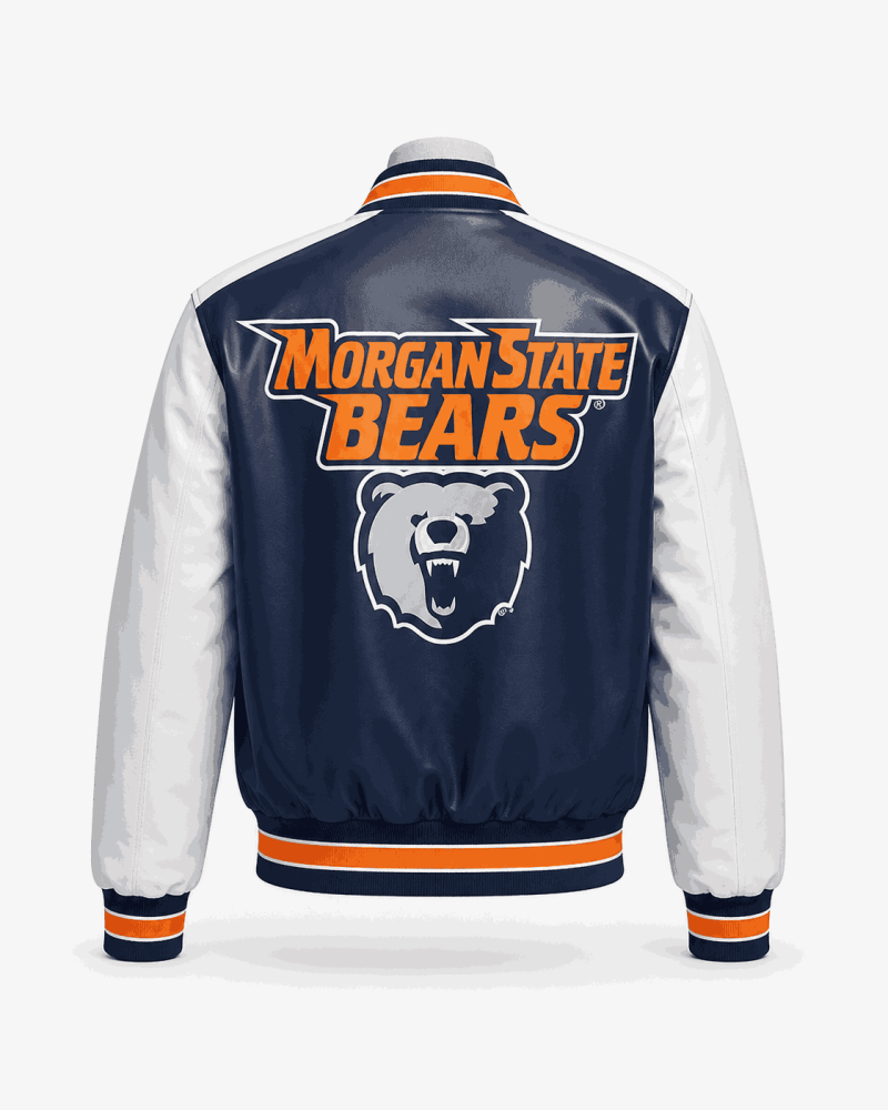 Women's Morgan State University Style Leather Jacket