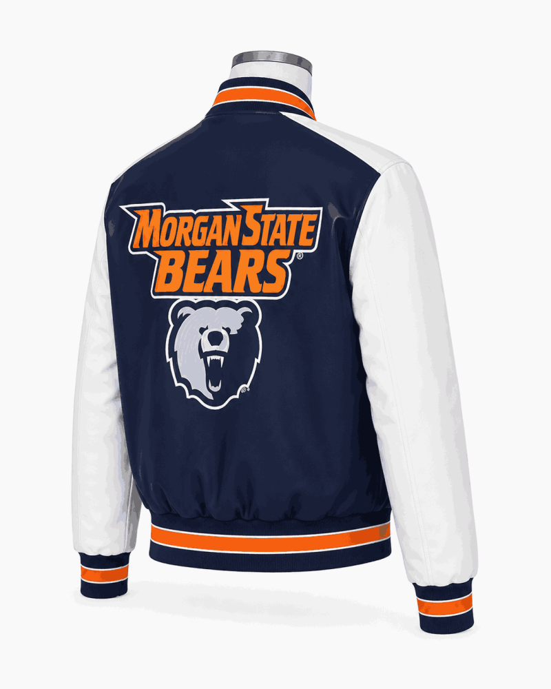 Women's Morgan State University Style Leather Jacket