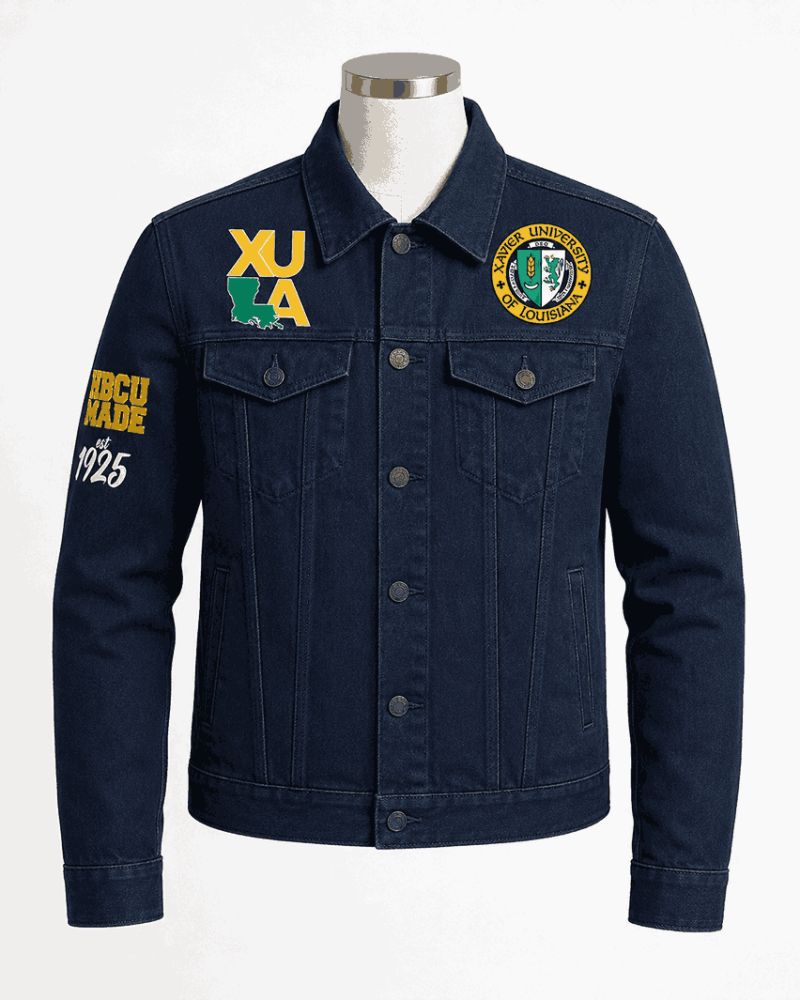 Xavier University of Louisiana Style Denim Jacket - Unisex