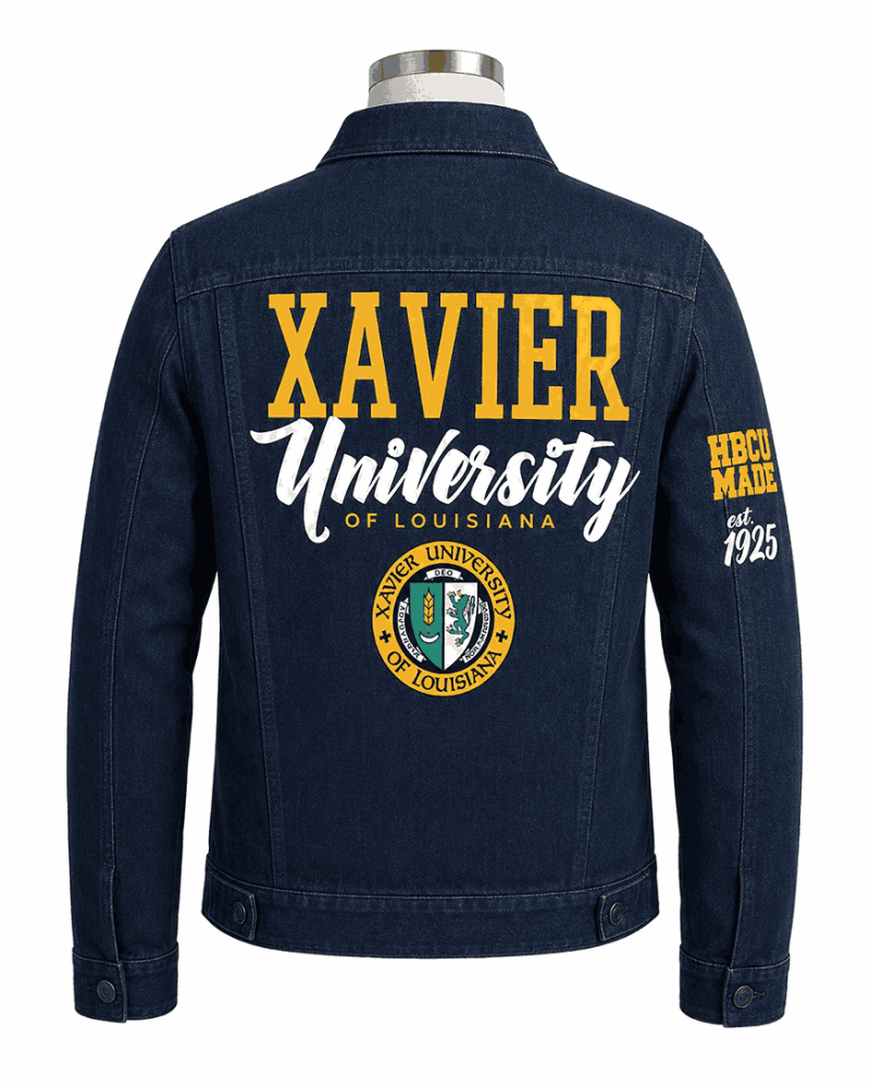 Xavier University of Louisiana Style Denim Jacket - Unisex