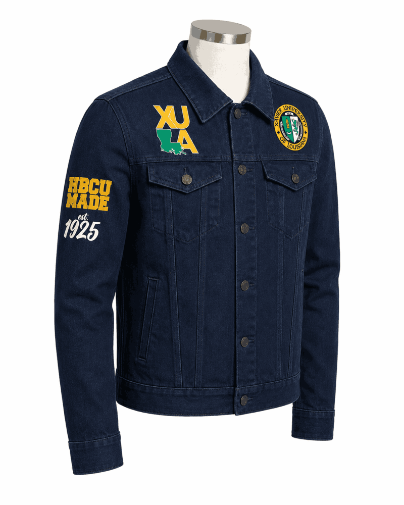 Xavier University of Louisiana Style Denim Jacket - Unisex