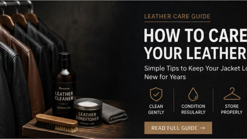 How to Care for Your Leather Jacket