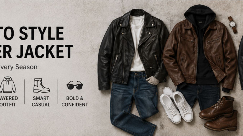5 Ways to Style a Leather Jacket
