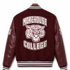 Morehouse College Style Maroon Varsity Jacket