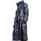 The Crow 2024 Bill Skarsgard Gothic Black Trench Coat