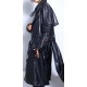 The Crow 2024 Bill Skarsgard Gothic Black Trench Coat