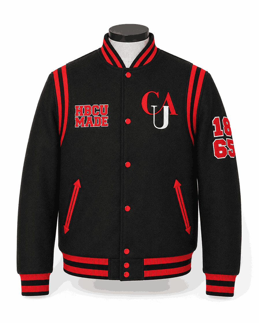 Clark Atlanta University Style Varsity Jacket - Unisex