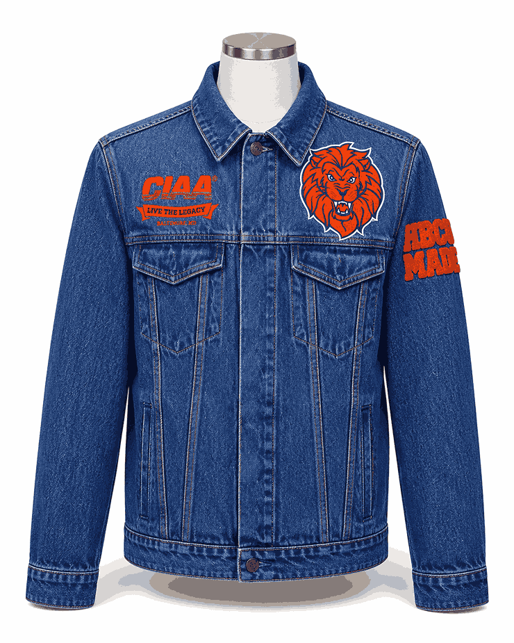 Lincoln University Style Denim Jacket - Unisex