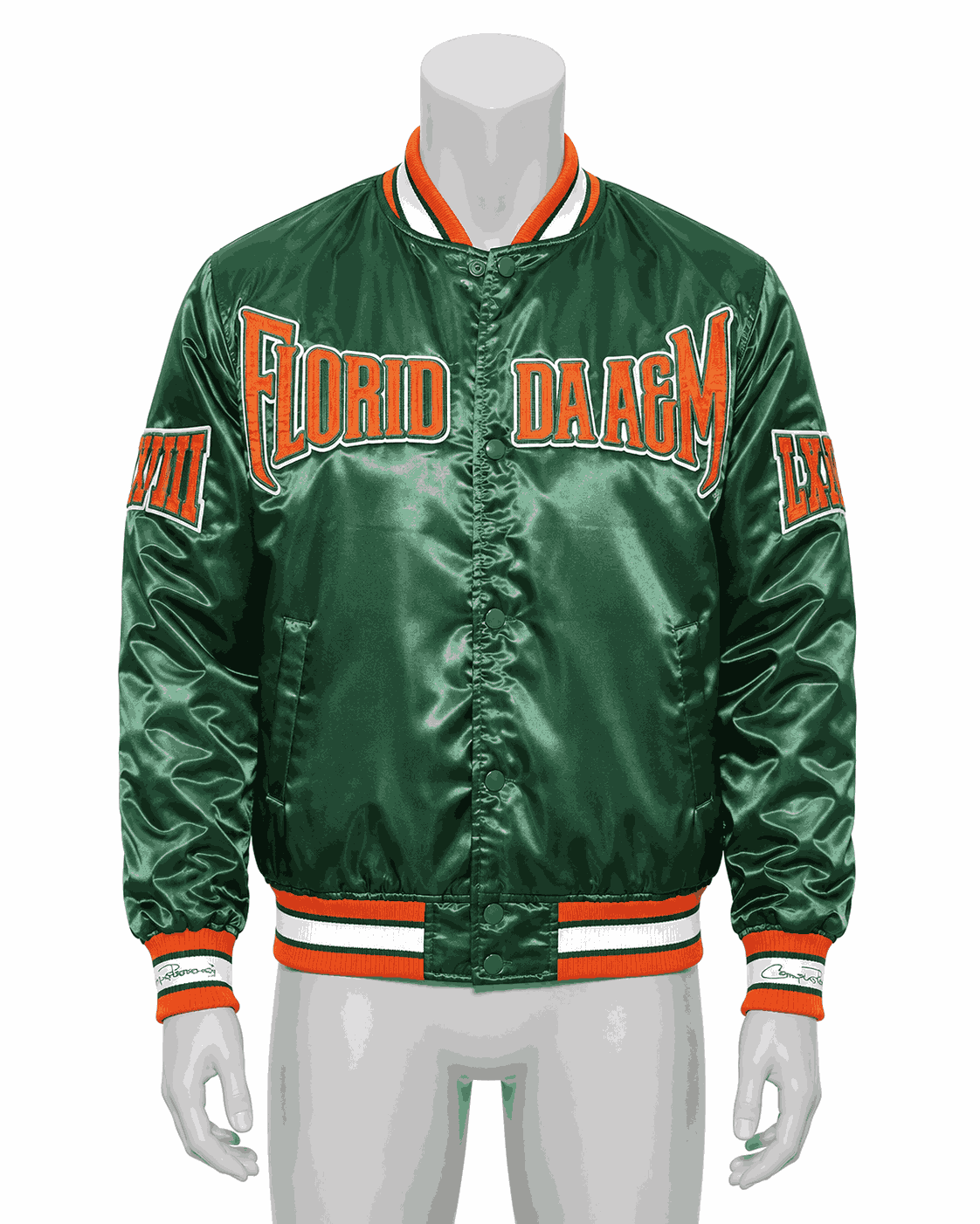 Men's Florida A&M University Style Satin Jacket