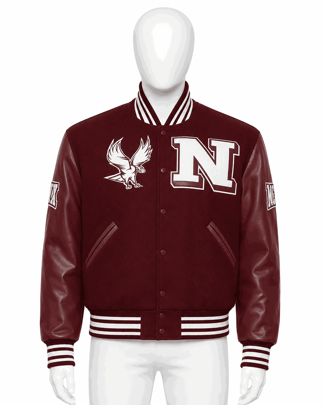Men's North Carolina Central University Style Varsity Jacket