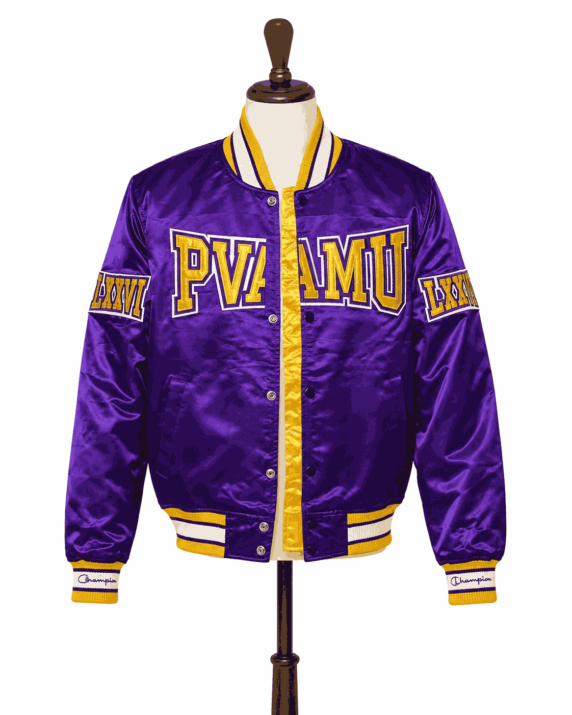 Men's Prairie View A&M University Style Satin Jacket