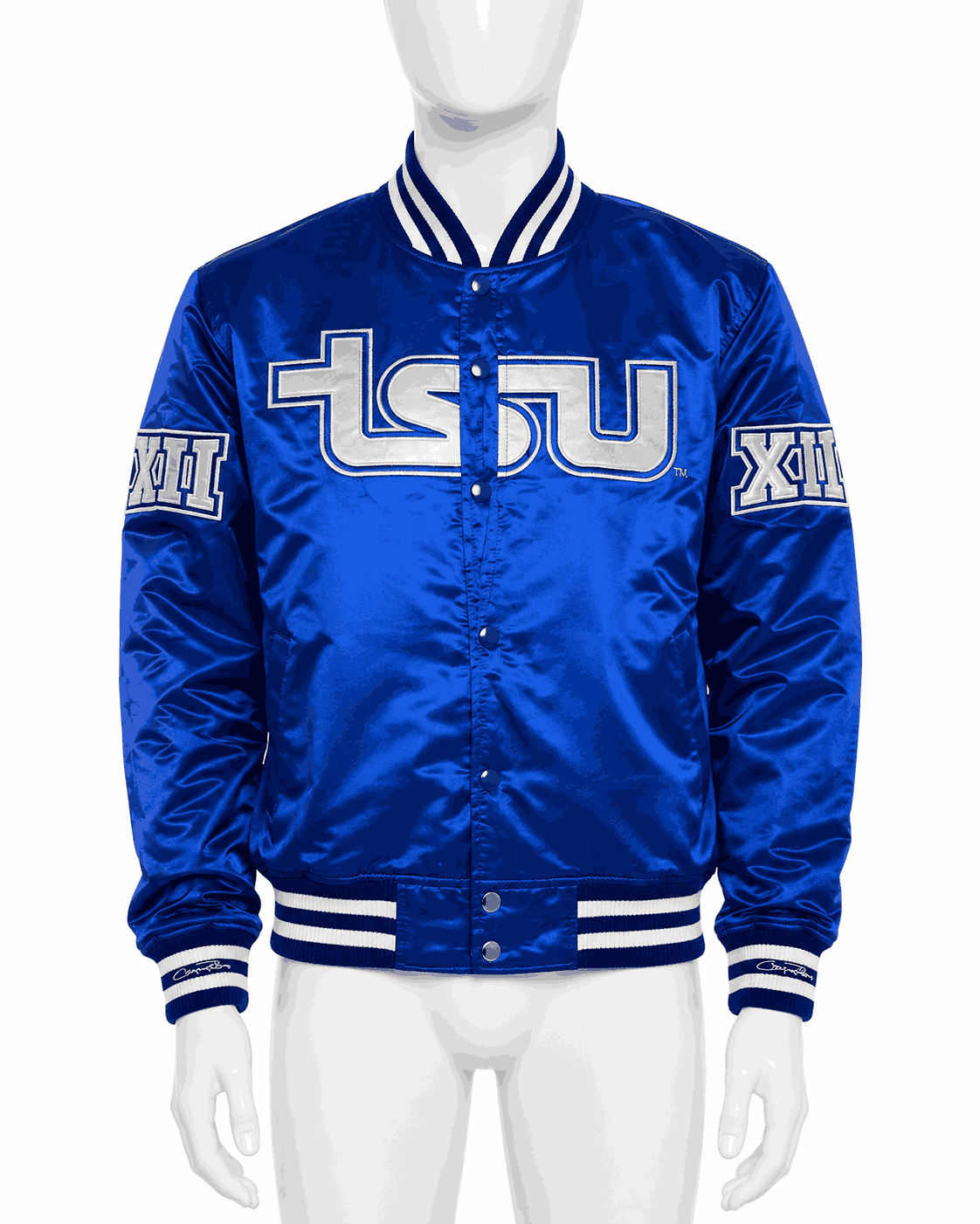 Men's Tennessee State University Style Satin Jacket