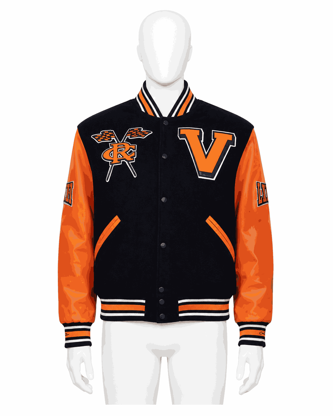 Men's Virginia State University Style Varsity Jacket