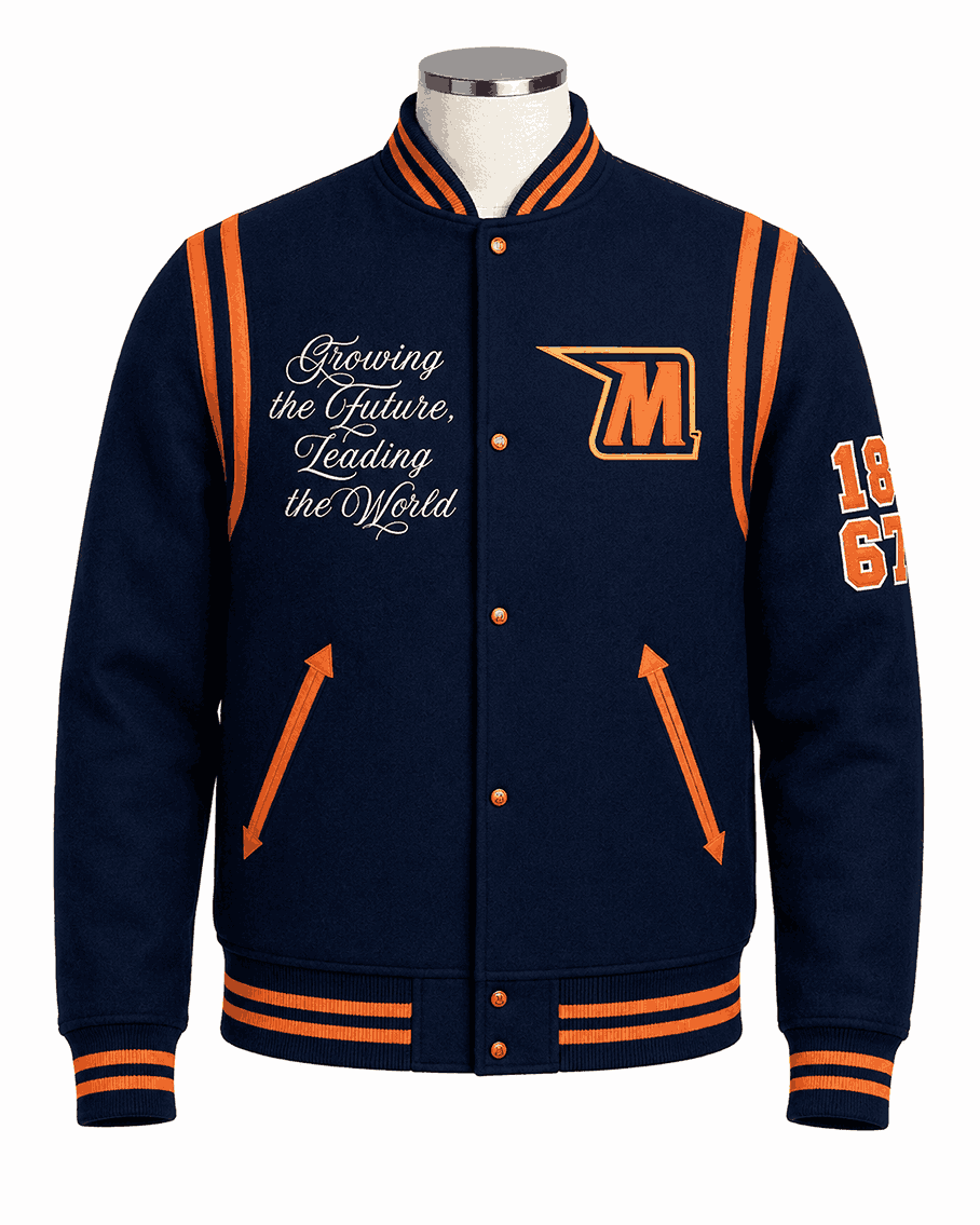 Morgan State University Style Varsity Jacket - Unisex