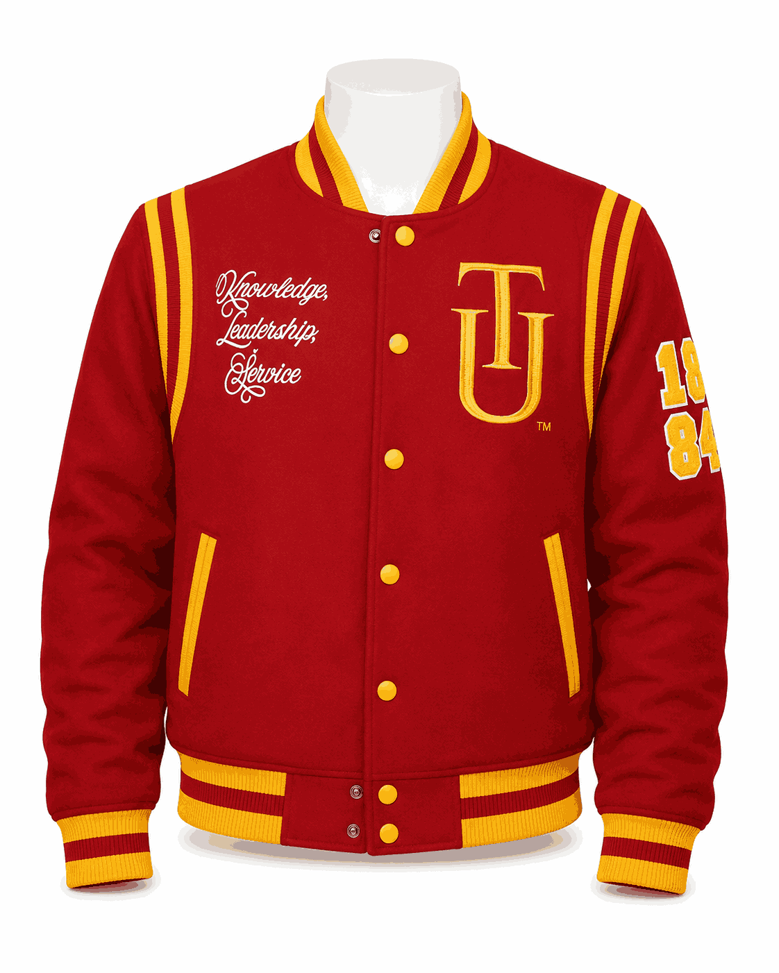 Tuskegee University Style Varsity Jacket - Unisex
