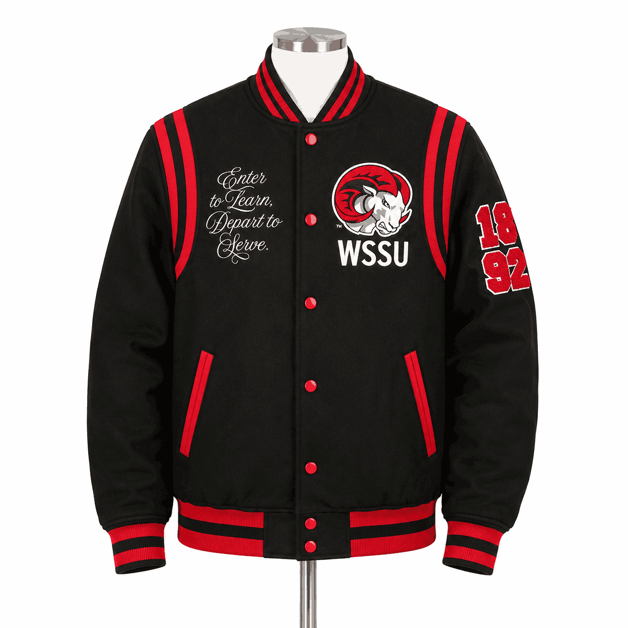 WSSU University Style Varsity Jacket - Unisex