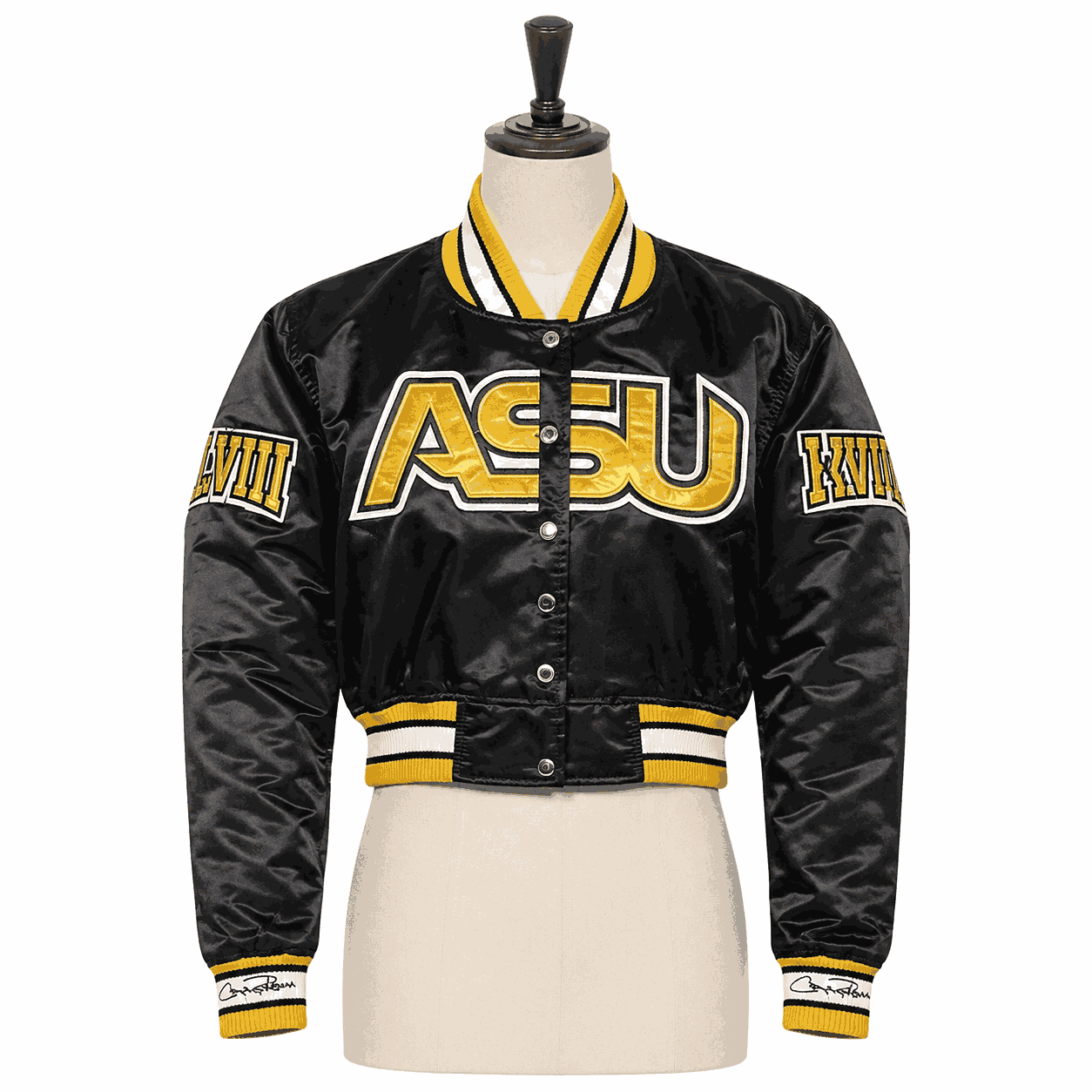 Women's Alabama State University Style Satin Jacket