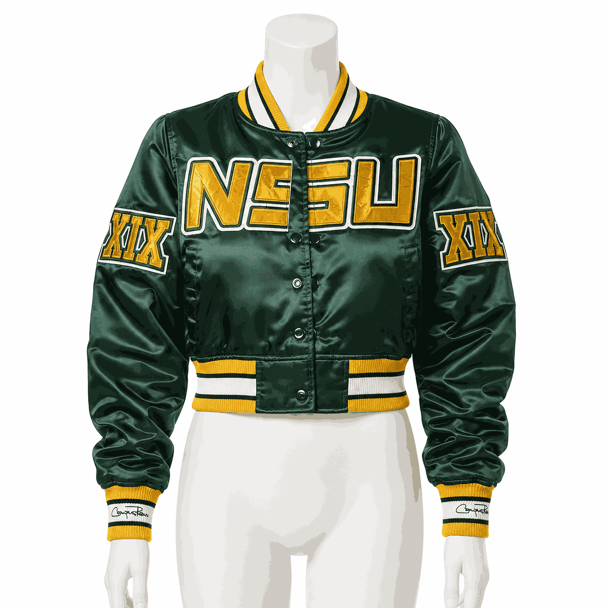 Women's Norfolk State University Style Satin Jacket