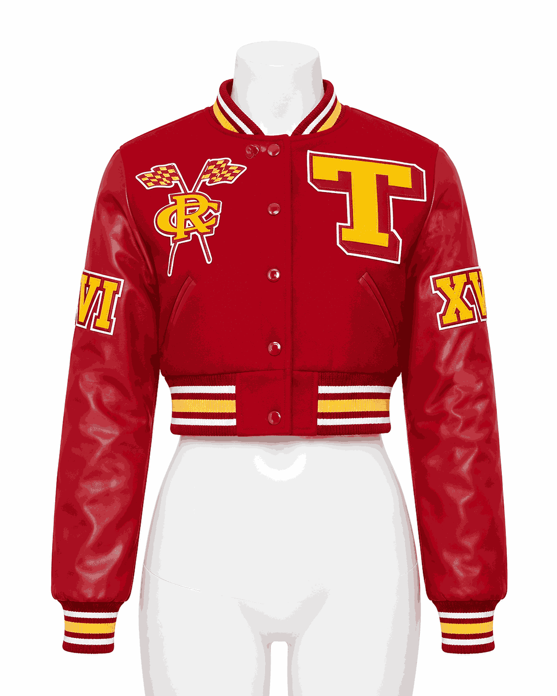 Women's Tuskegee University Style Varsity Jacket