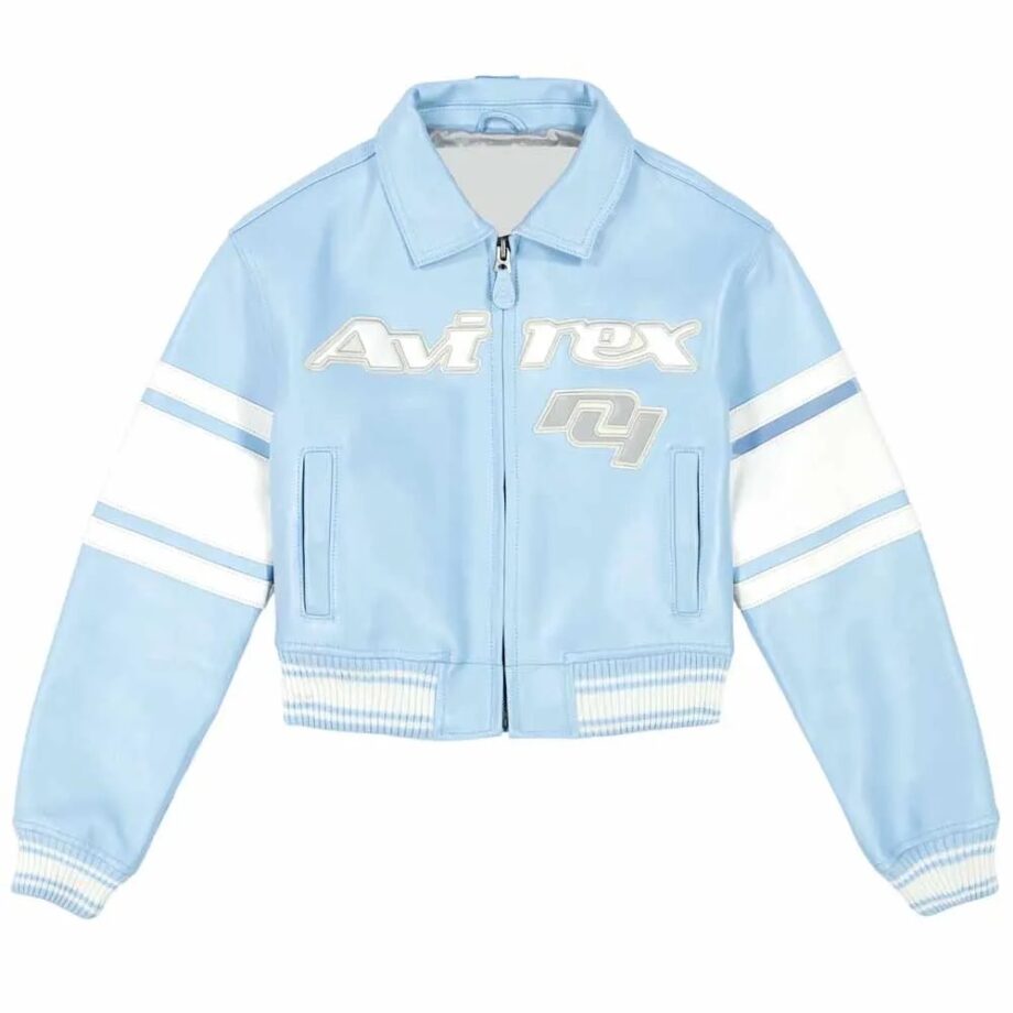 Avirex N4 Cropped Leather Jacket
