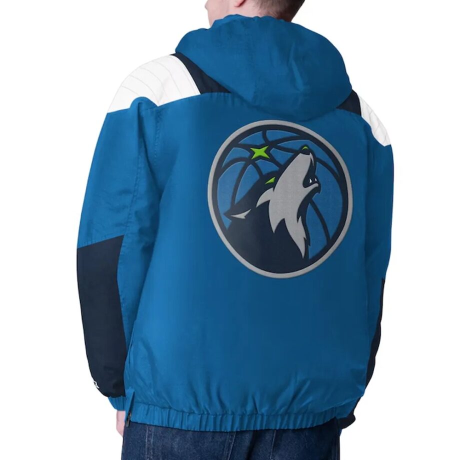 Minnesota Timberwolves Charger Half-Zip Pullover Jacket