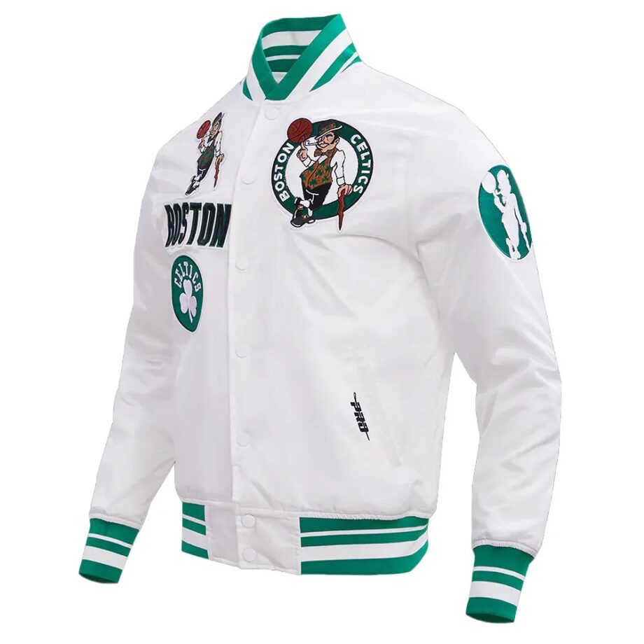 Boston Celtics Retro Classic Rib Jacket