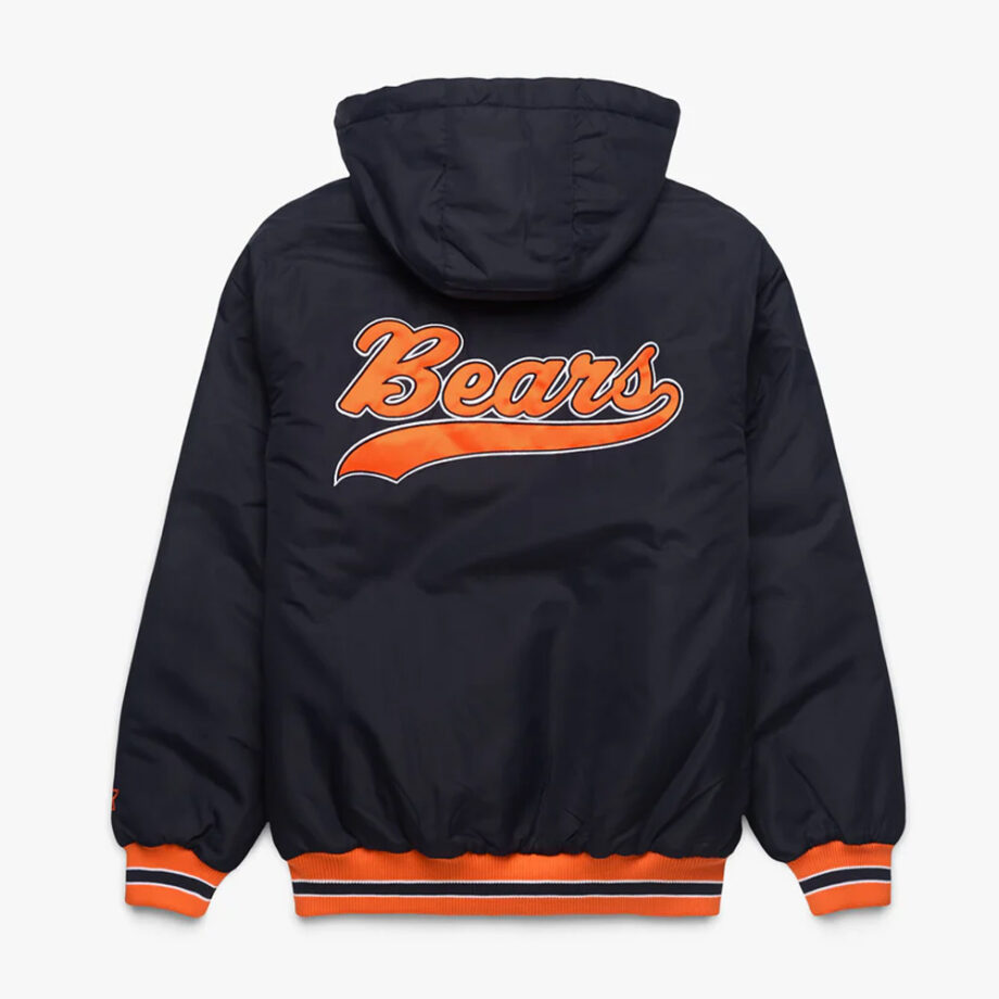 Chicago Bears Black Hooded Jacket