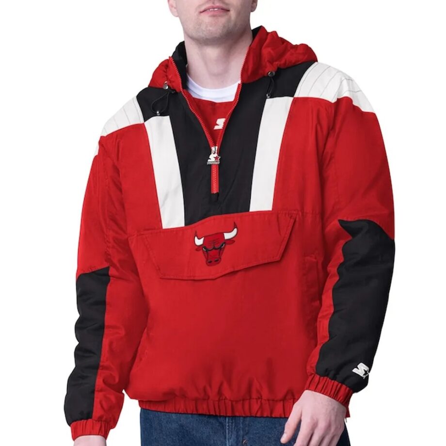 Chicago Bulls Charger Half-Zip Pullover Jacket