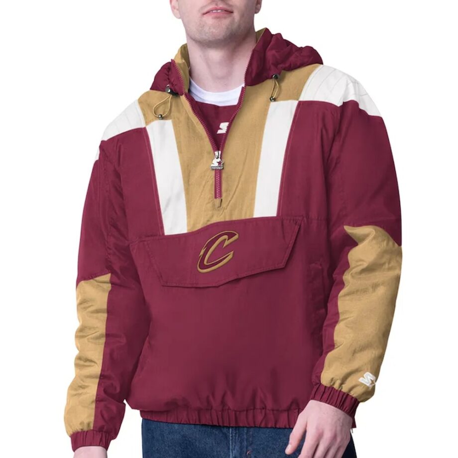 Cleveland Cavaliers Charger Half-Zip Pullover Jacket