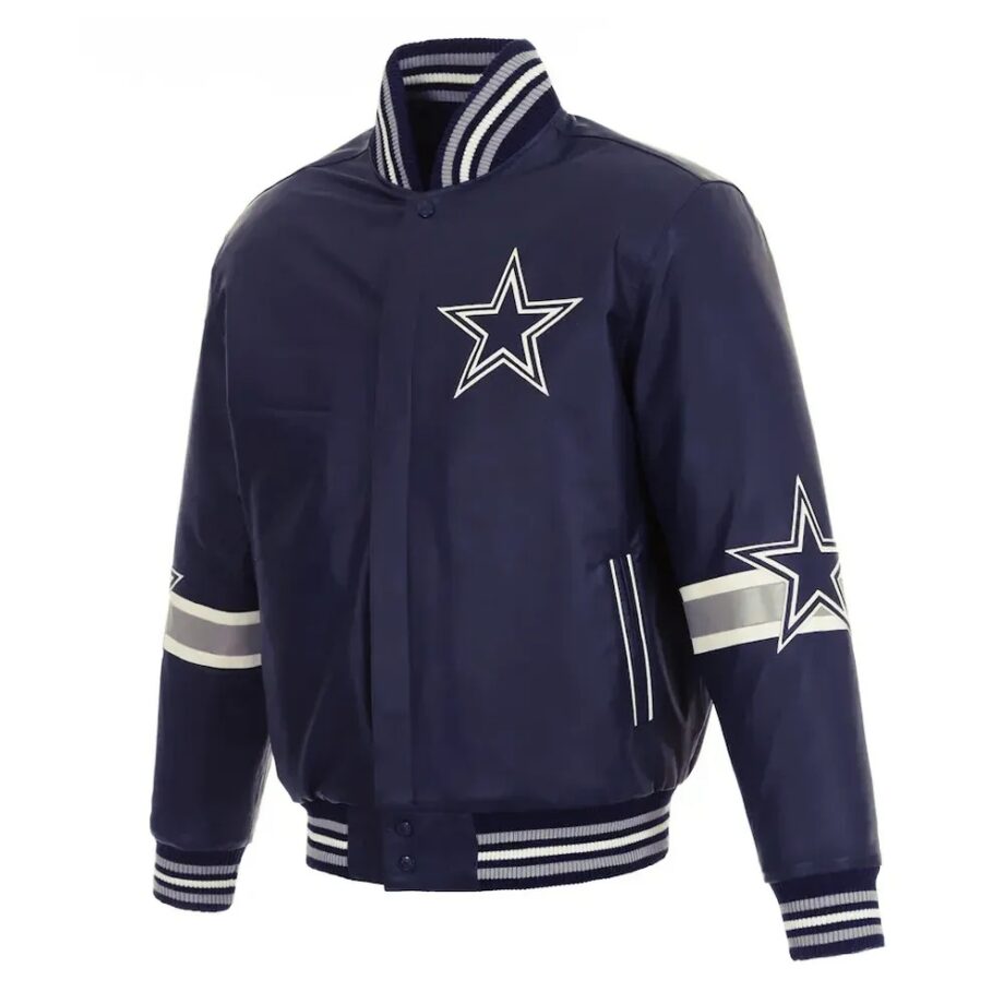 Dallas Cowboys Varsity Leather Jacket