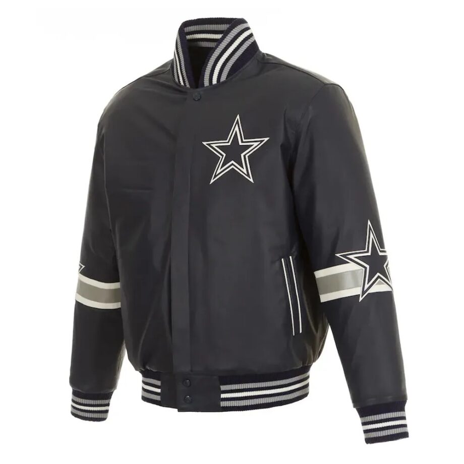Dallas Cowboys Varsity Leather Jacket